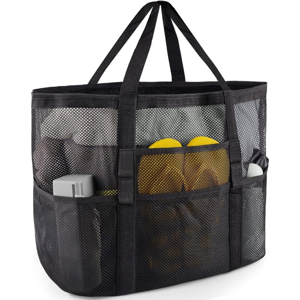 Women's Large Beach Tote Bag for Family Beach Bag for Toys & Vacation